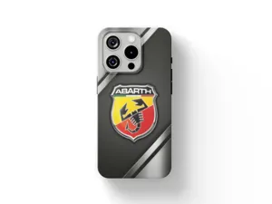Fiat Abarth Étui Téléphone Cellulaire Toucher Premium Luxe